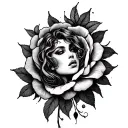 Dark Romance tattoo design idea