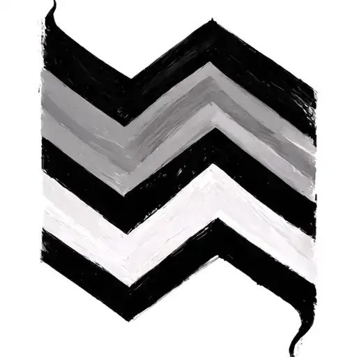 Chevron tattoo design idea