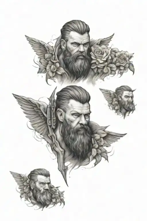 brother matching tattoo tattoo design idea