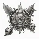 environmental tattoo design idea