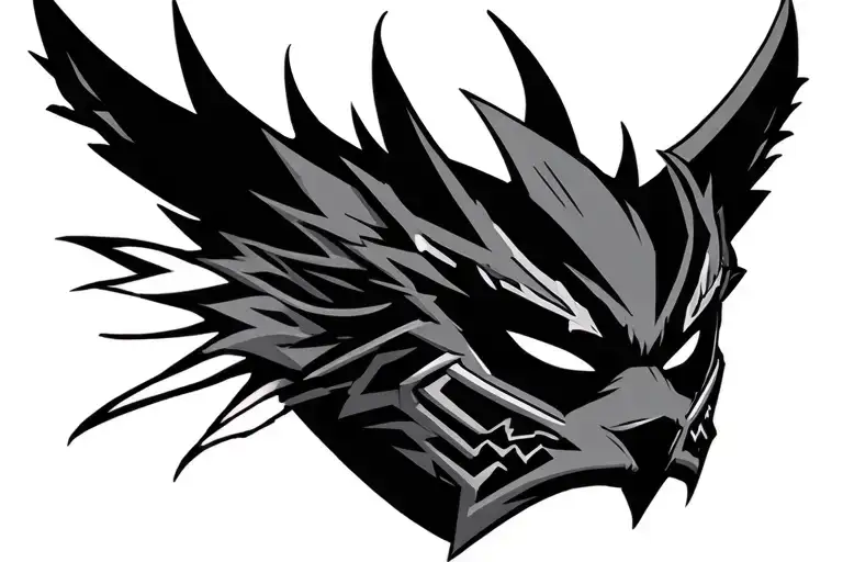 anbu black ops mask tattoo design idea