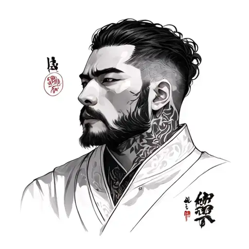 Leon in Jin and Jan formed by Sol tattoo design idea