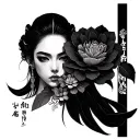 Korean tattoo design idea