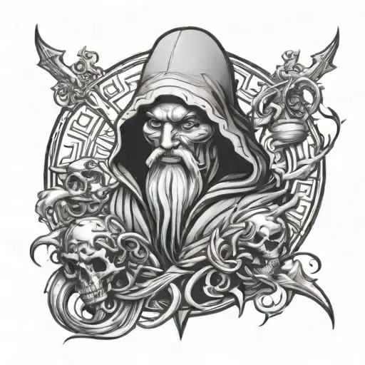 Victor of Arcane tattoo design idea