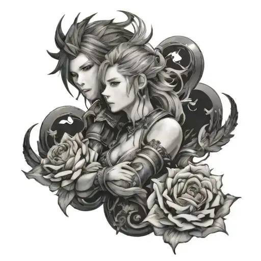 final fantasy 16 tattoo tattoo design idea