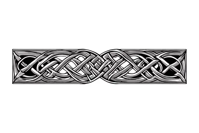 Celtic knotwork design tattoo design idea