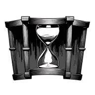 hourglass tattoo design idea