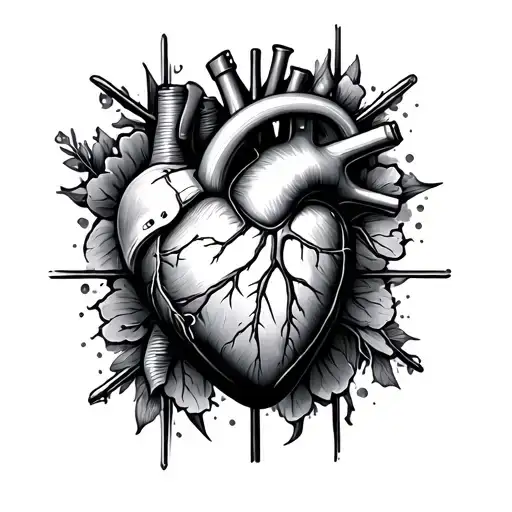 Heart Surgery tattoo design idea