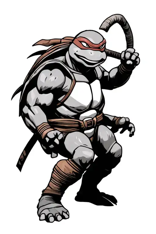 ninja turtles tattoo design idea
