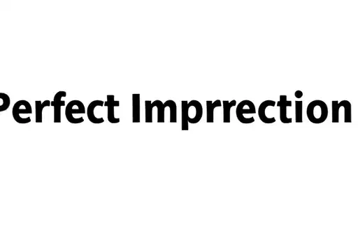 "Perfect Imperfection" tattoo design idea