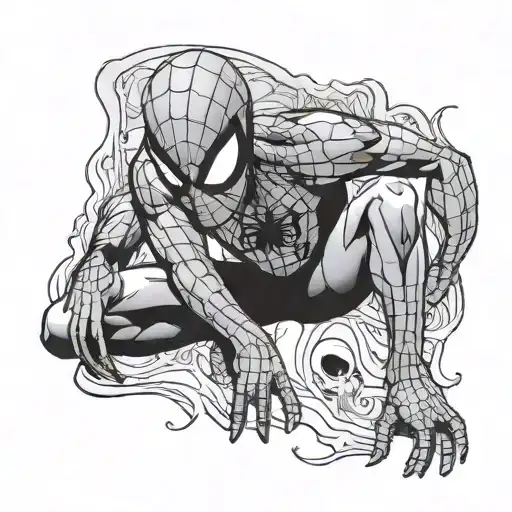 Spider-Man Mary jane doe converge tattoo design idea