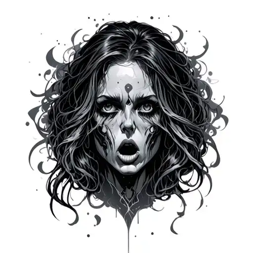 Anxiety tattoo design idea