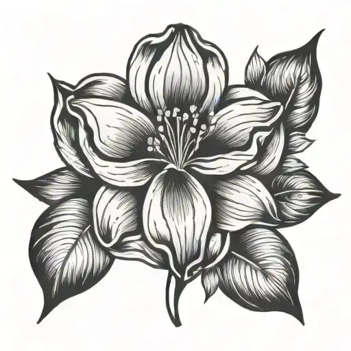 abortion loss grief flower tattoo design idea