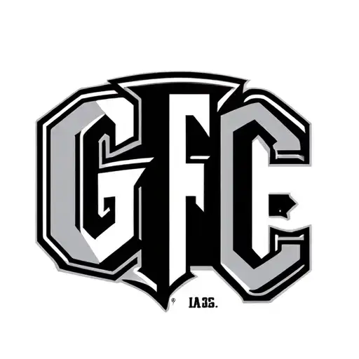 letters GFC in the same forat as old geelong football club AFL logo tattoo design idea