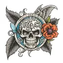 tattoo to cover my stich mark on triceps  tattoo design idea