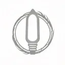 alan wake torch icon tattoo design idea
