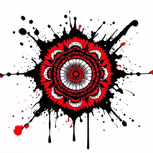 cambodia mandala with cultural motivs tattoo design idea