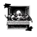 Last Supper tattoo design idea