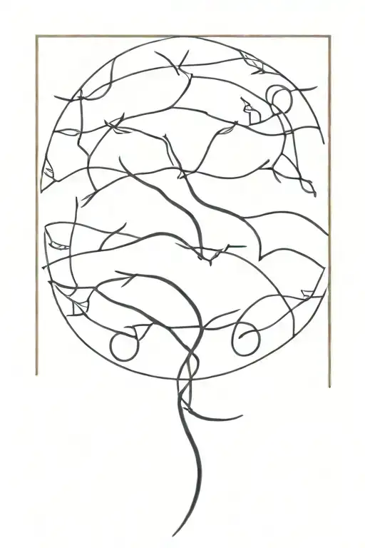 binding runes tattoo design idea