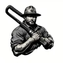 Lineman tattoo design idea