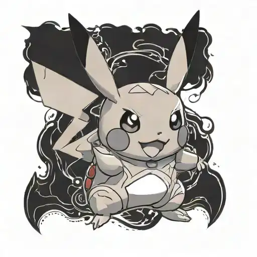 tattoo pikachu pokemon tattoo design idea