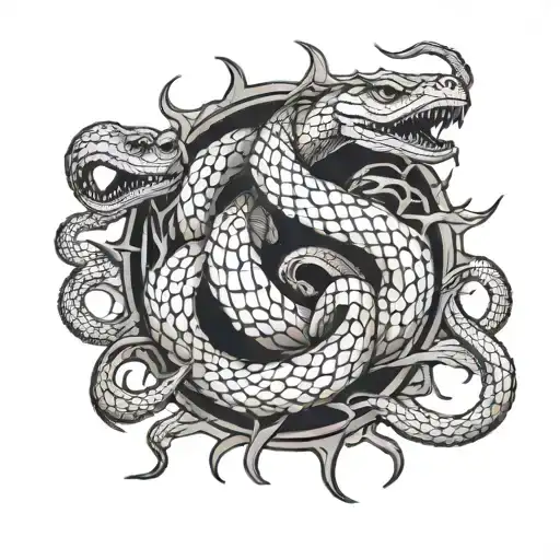 hail hydra tattoo design idea