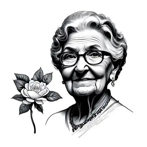 Rip Grandma tattoo design idea