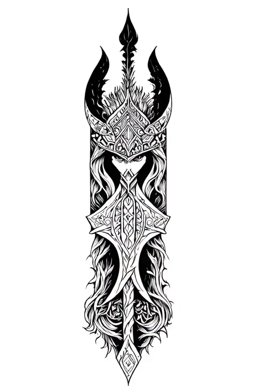 Norse mythology tattoo design idea