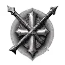 knights templar tattoo design idea