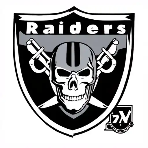 Raiders Logo tattoo design idea