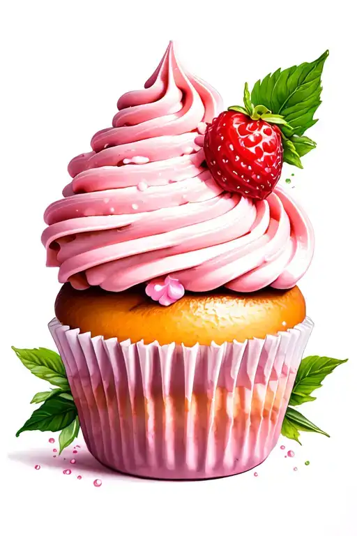 cupcakes frosting sleeve tattoo design idea