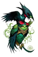 badb macha and nemain (the morrigan) tattoo design idea