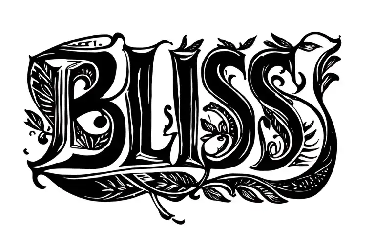 "BLISS" Mexican Cultural Tattoo tattoo design idea