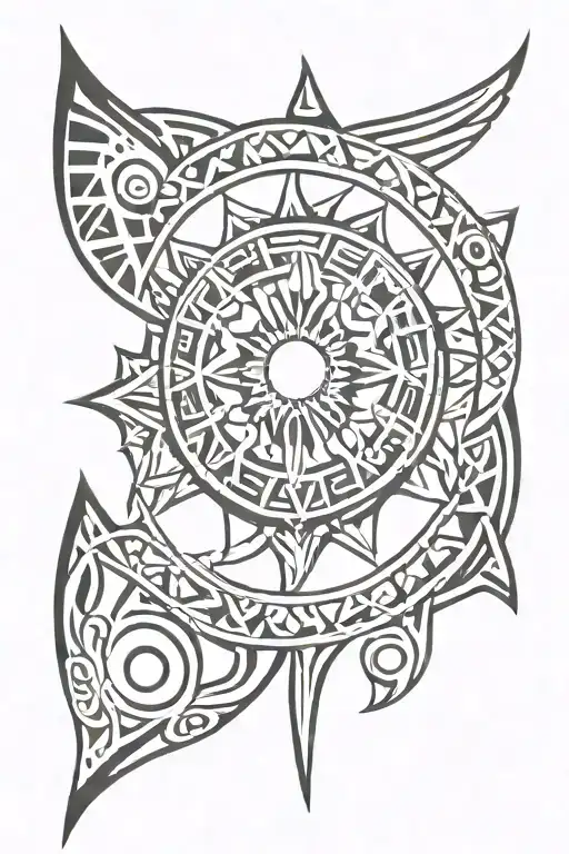 cherokee tribal tattoo tattoo design idea