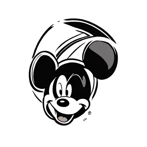 Mickey Mouse tattoo design idea