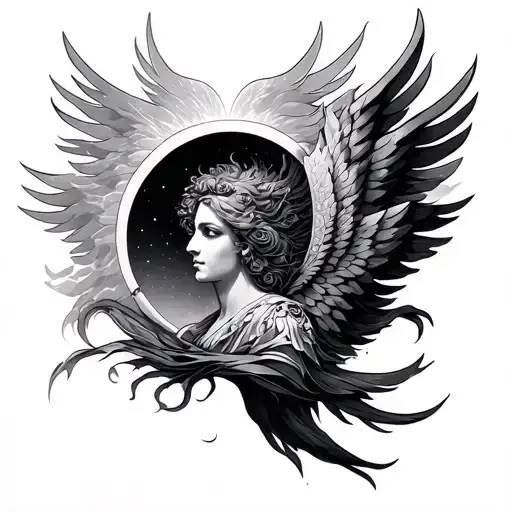 Heaven tattoo design idea