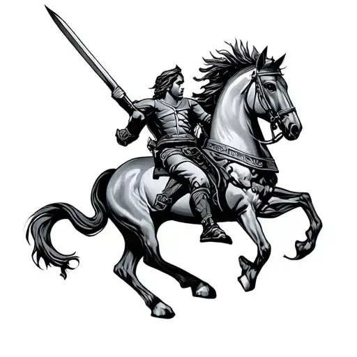 St George tattoo design idea