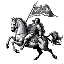 St George tattoo design idea