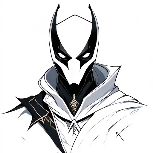 Jhin tattoo design idea
