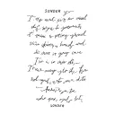SONDER Lyrics with the tattoo design idea