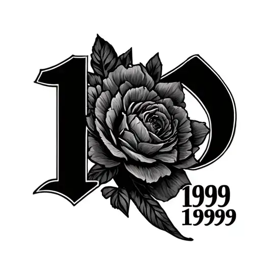 four years in order 1994 1999 1999 1999 tattoo design idea