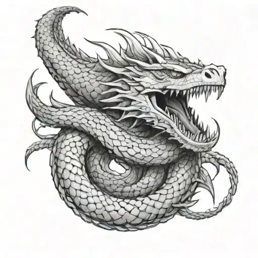 Jormungandr tattoo design idea