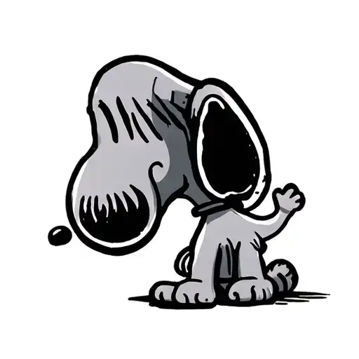 Snoopy tattoo design idea