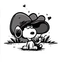 Snoopy tattoo design idea