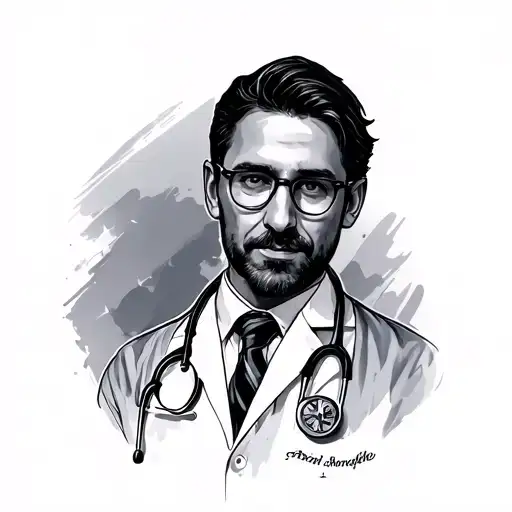 Doctor tattoo design idea