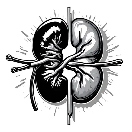 Kidney Transplant tattoo design idea