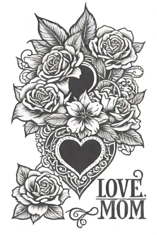 Carmen, love you mom tattoo tattoo design idea
