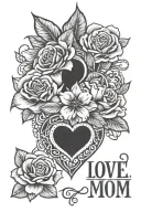 Carmen, love you mom tattoo tattoo design idea