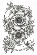 Carmen, love you mom tattoo tattoo design idea