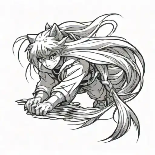 Inuyasha tattoo design idea